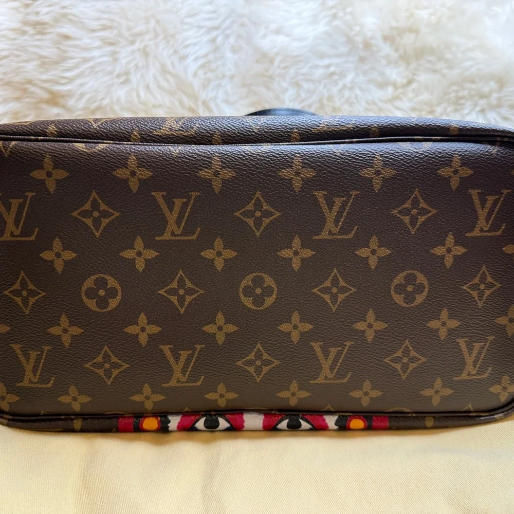 Louis Vuitton Limited Edition Monogram Kabuki Neverfull MM Tote - Picture 9 of 12